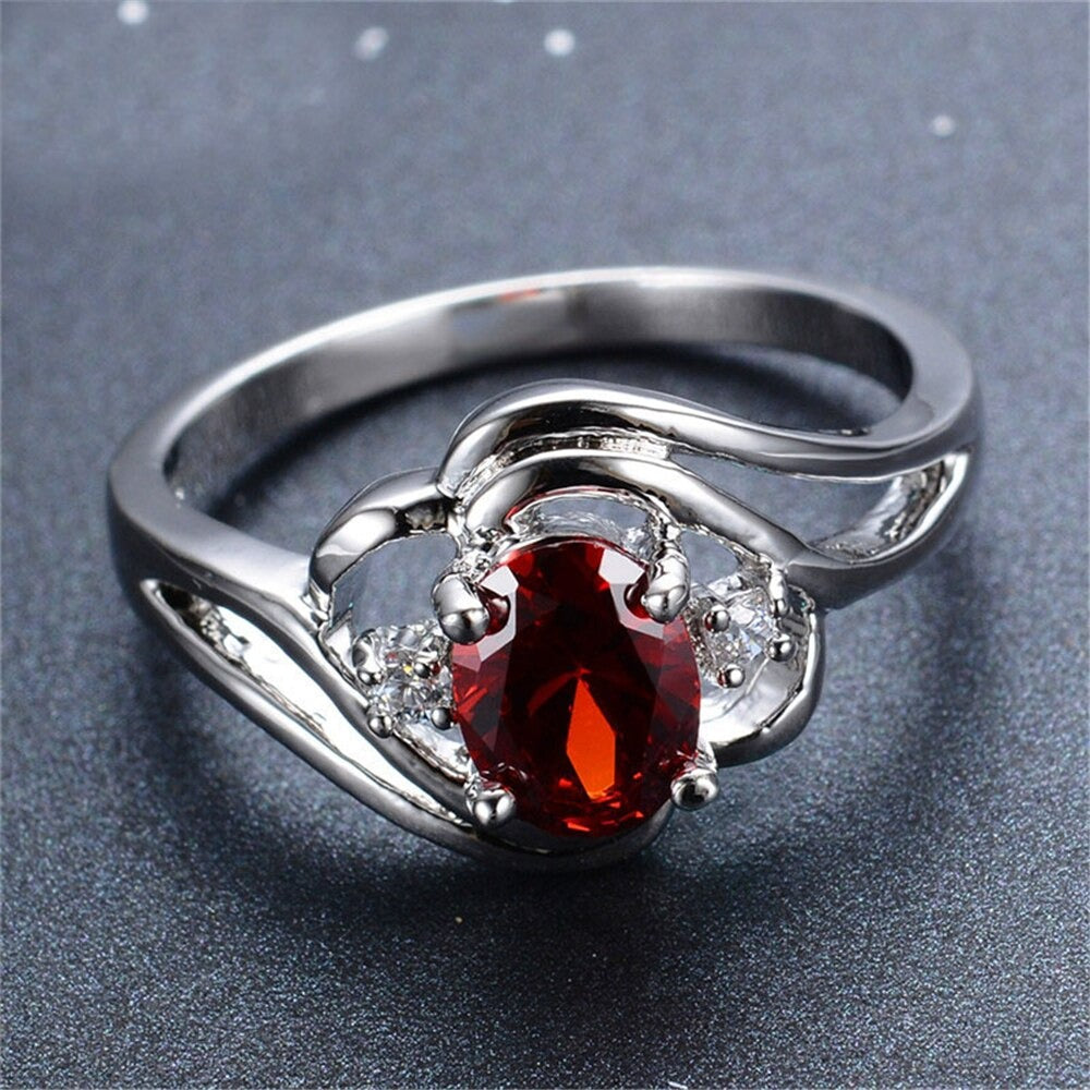 Exquisite Zirconia Gemstone Ring | Elegant Design