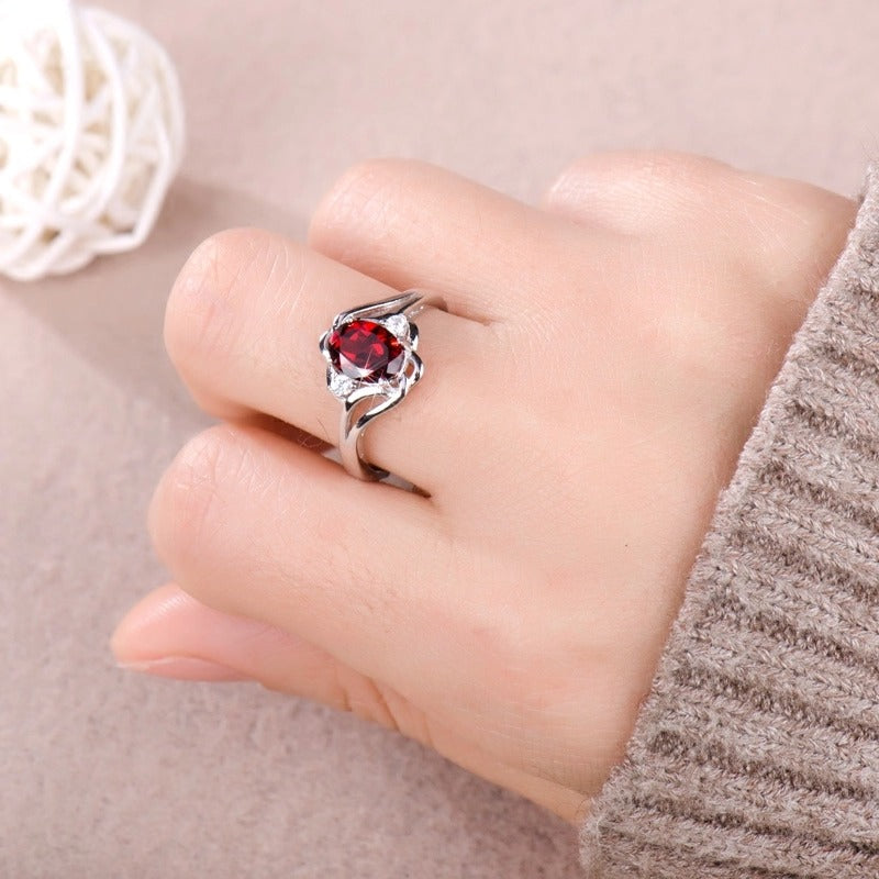 Exquisite Zirconia Gemstone Ring | Elegant Design