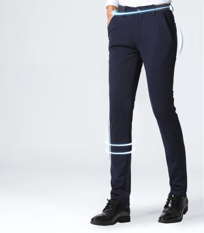 FlexFit Men's Dress Pants | Ultra-Comfort Stretch | Anti-Wrinkle & Tailored Fit