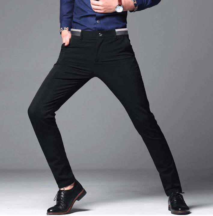 FlexFit Men's Dress Pants | Ultra-Comfort Stretch | Anti-Wrinkle & Tailored Fit