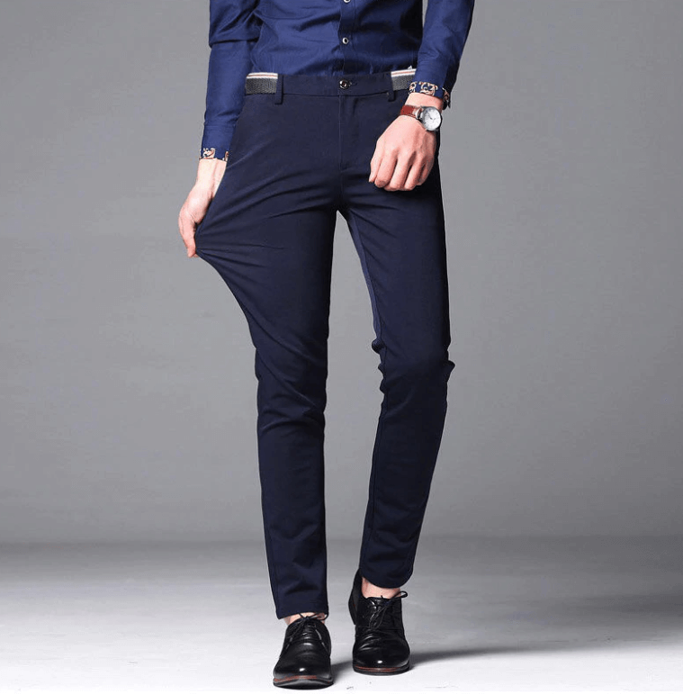 FlexFit Men's Dress Pants | Ultra-Comfort Stretch | Anti-Wrinkle & Tailored Fit