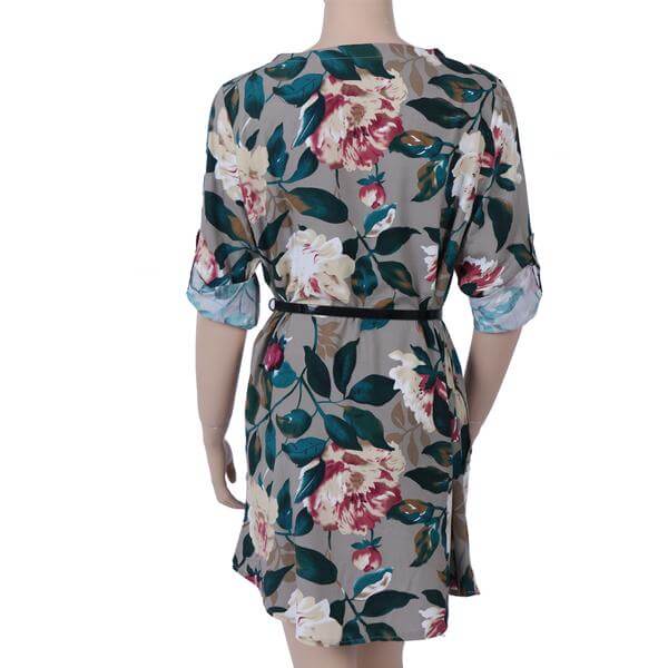 Floral Print Tunic Dress | Elegant | Comfortable & Versatile