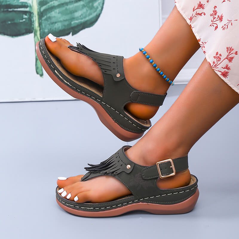Fringe Style Sandals | Comfortable | Chic & Bohemian Design