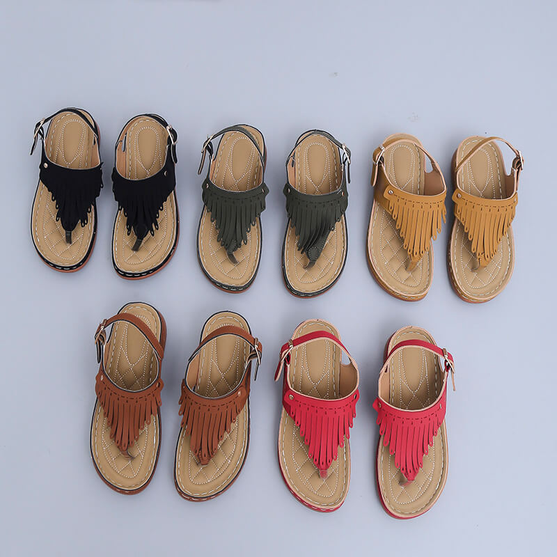 Fringe Style Sandals | Comfortable | Chic & Bohemian Design