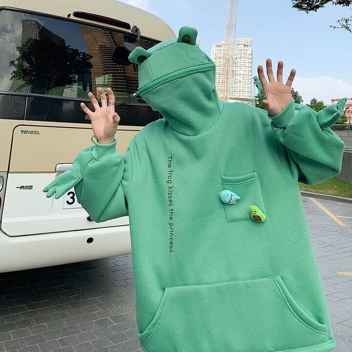 Frog Style Hoodie with Cozy Warmth | Fun and Whimsical Design