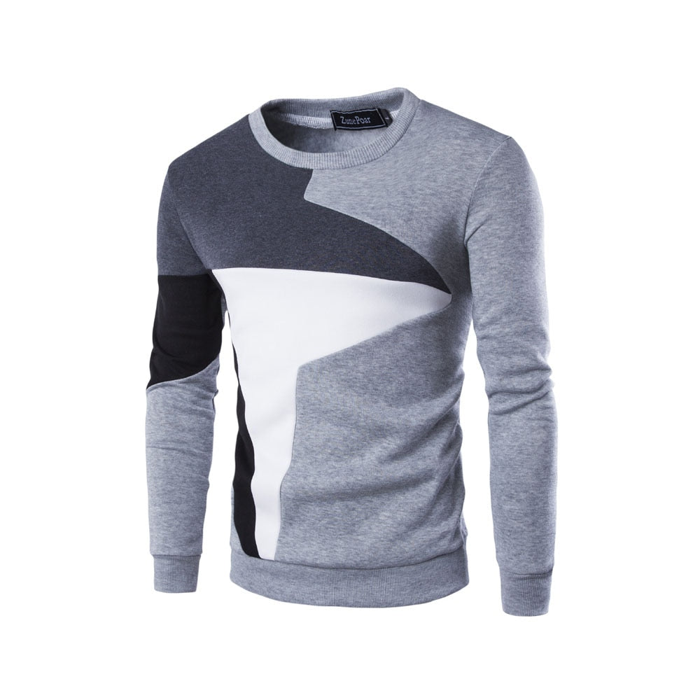 Geo-Patterned Men's Sweatshirt | Trendy | Comfortable & Stylish