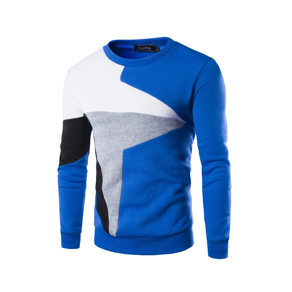 Geo-Patterned Men's Sweatshirt | Trendy | Comfortable & Stylish