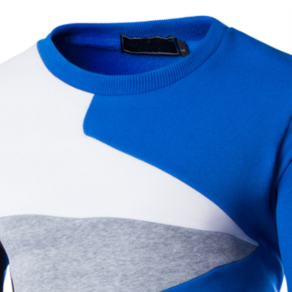 Geo-Patterned Men's Sweatshirt | Trendy | Comfortable & Stylish