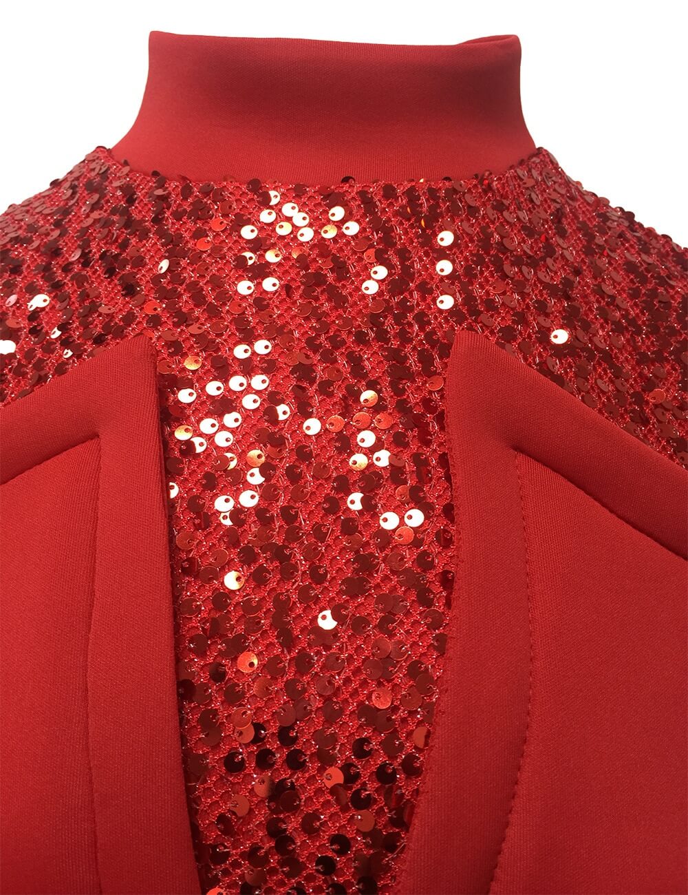 Glamorous Sequined Midi Peplum Dress | Stylish Evening Outfit