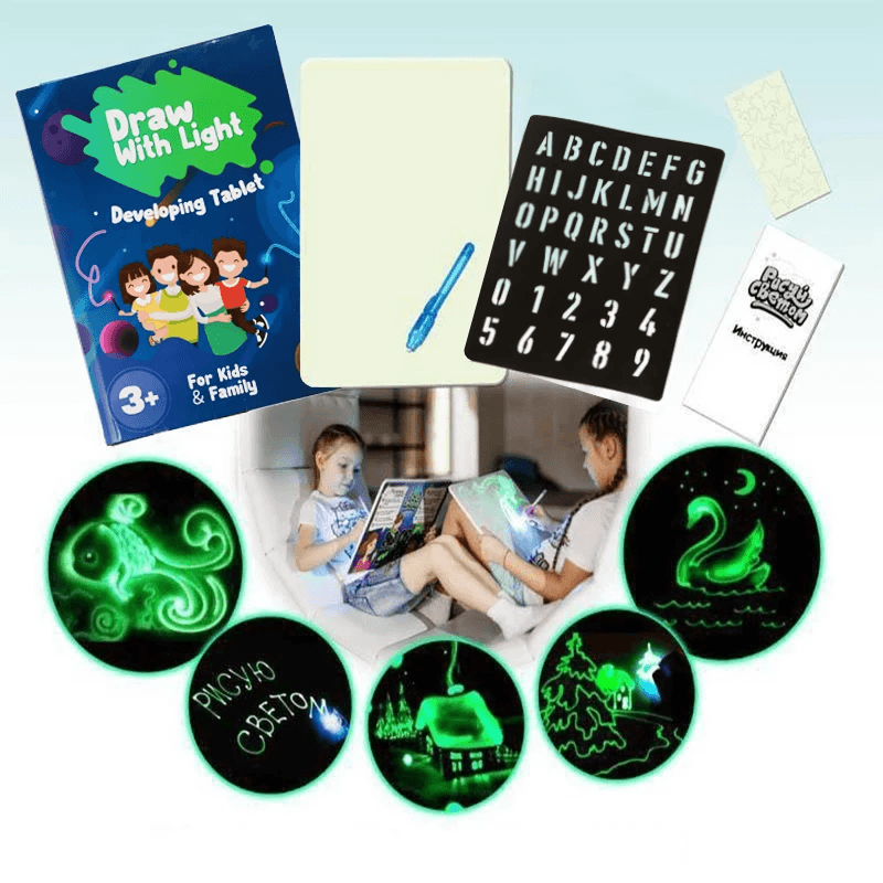Glow Sketch Magic Drawing Board | Creative Play & Educational Fun