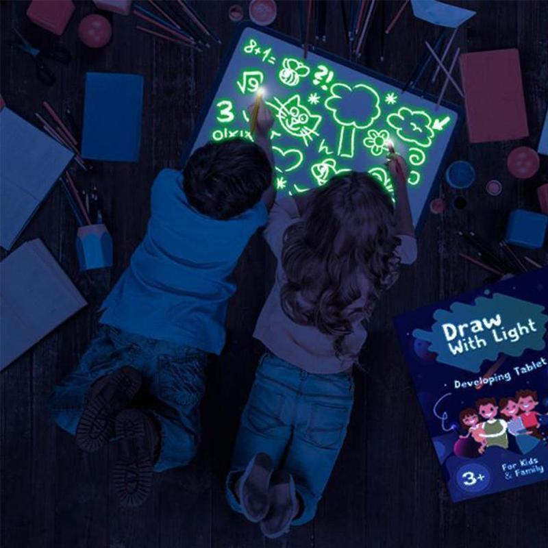 Glow Sketch Magic Drawing Board | Creative Play & Educational Fun