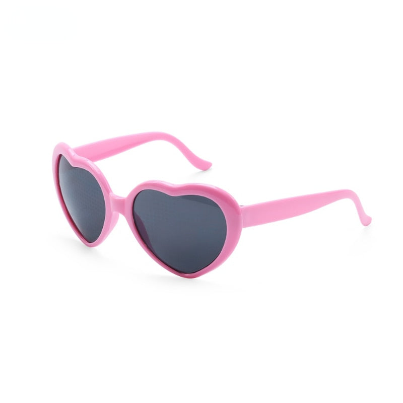 Heart-Shaped Sunglasses | Vibrant & Colorful UV Protection