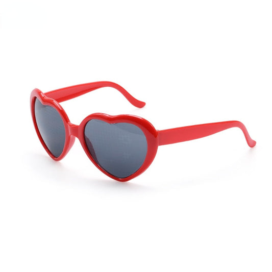 Heart-Shaped Sunglasses | Vibrant & Colorful UV Protection