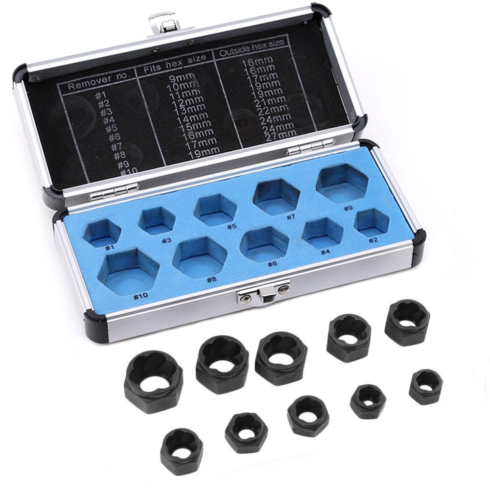 Heavy Duty Bolt Extractor Set | Comprehensive Precision Kit for Stubborn Bolts