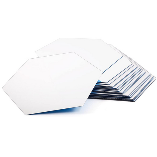 Hexagon Mirror Wall Tiles | Modern Wall Décor