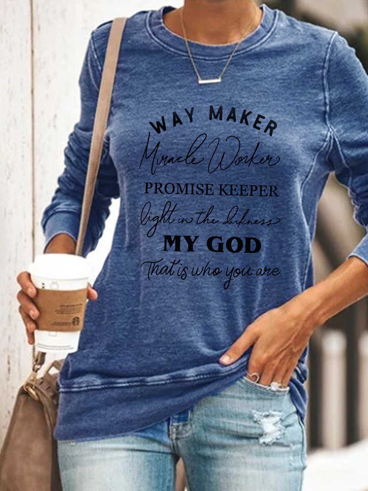 Inspirational Graphic Sweatshirt | Cozy Comfort Sweatshirt