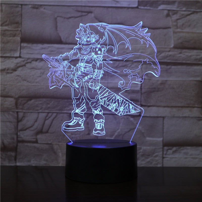 LED 3D Illusion Night Light | Multi-Color Magic Night Lamp
