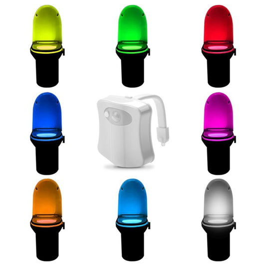 LED Motion Sensor Toilet Light | Color-Changing Nightlight