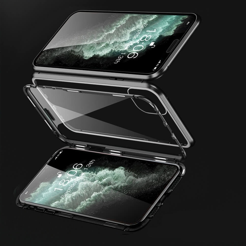 Magnetic Glass Case | 360° Protection & Elegant Magnetic Lock