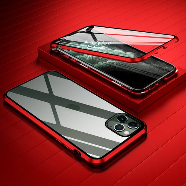 Magnetic Glass Case | 360° Protection & Elegant Magnetic Lock
