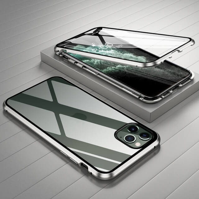 Magnetic Glass Case | 360° Protection & Elegant Magnetic Lock