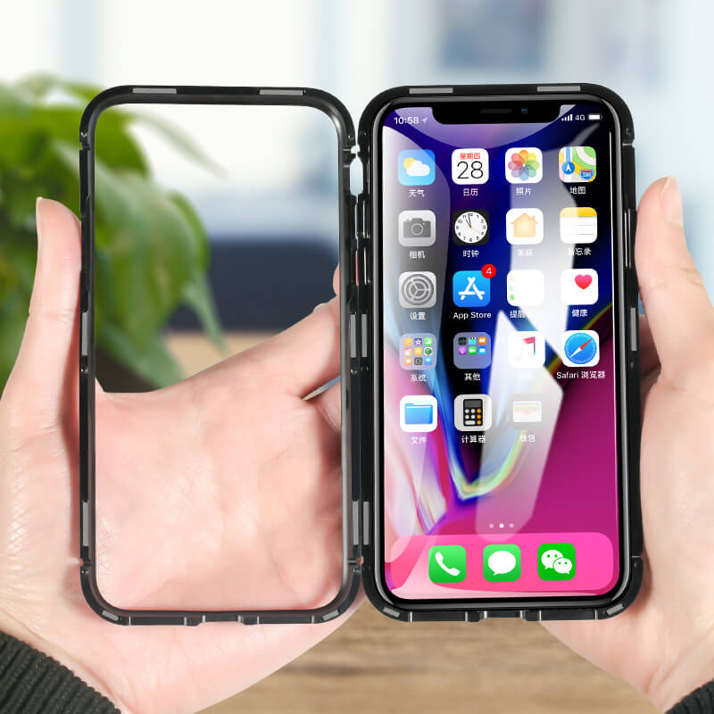Magnetic Glass Case | 360° Protection & Elegant Magnetic Lock