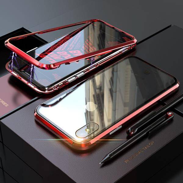 Magnetic Glass Case | 360° Protection & Elegant Magnetic Lock