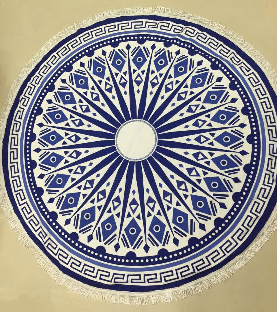 Mandala Round Beach Towel | Vibrant Beach Towel Designs