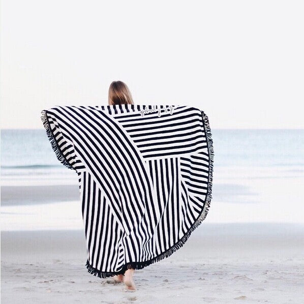 Mandala Round Beach Towel | Vibrant Beach Towel Designs