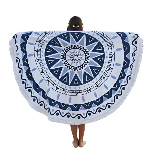Mandala Round Beach Towel | Vibrant Beach Towel Designs