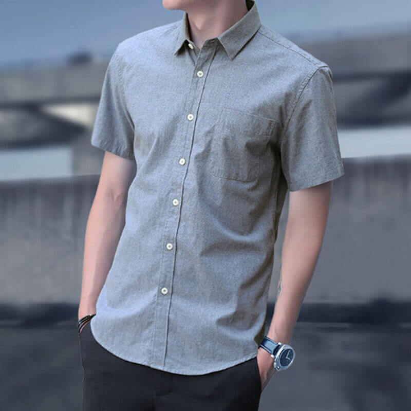Men's Classic Shirt | Stylish Short Sleeve Comfort