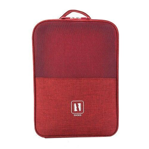 Multi-Color Travel Shoe Organizer | Compact | Stylish & Portable Shoe Storage for Travel