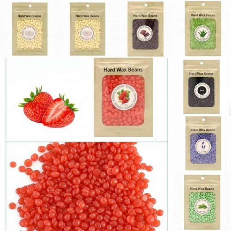 Multi-Colored Hard Wax Beans | Smooth & Gentle Hair Removal Waxing Kit
