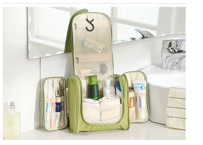 Multi-Compartment Travel Toiletry Bag | Hanging & Water-Resistant