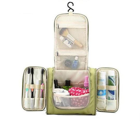 Multi-Compartment Travel Toiletry Bag | Hanging & Water-Resistant