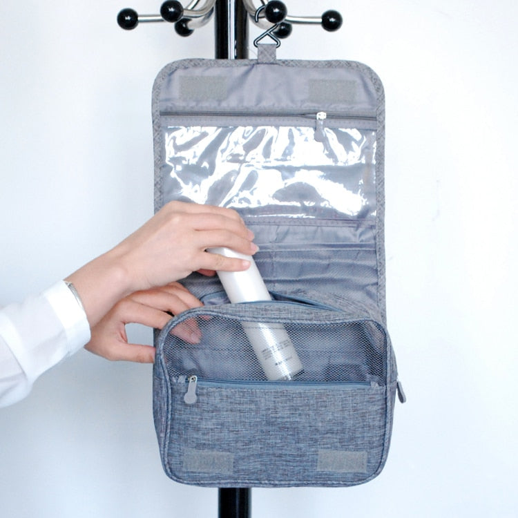 Multi-Compartment Travel Toiletry Bag | Stylish Waterproof Design