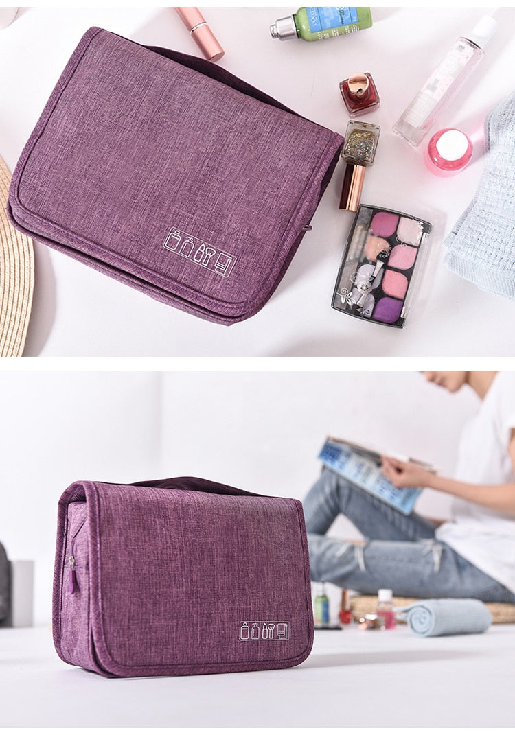 Multi-Compartment Travel Toiletry Bag | Stylish Waterproof Design