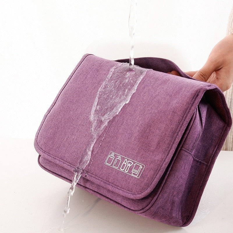 Multi-Compartment Travel Toiletry Bag | Stylish Waterproof Design
