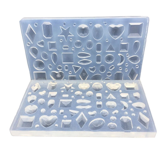 Multifaceted Gem Shape Silicone Molds | DIY Crafting Essential & Resin Jewelry Molds