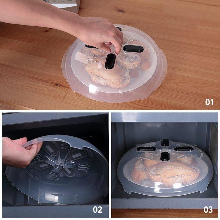 Multipurpose Microwave Cover | Easy Clean | Ventilated & Dishwasher Safe