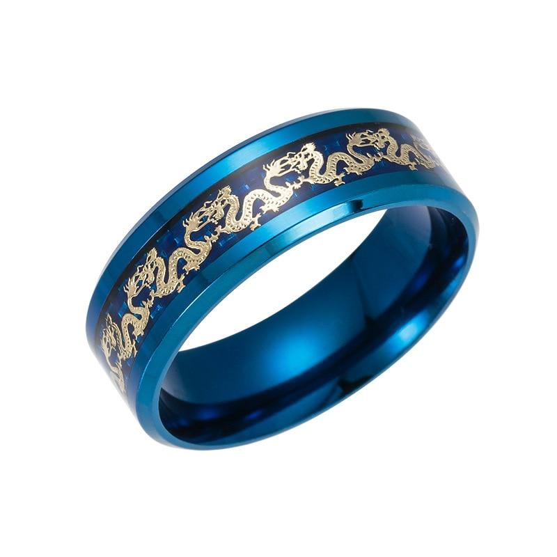 Mystic Dragon Tungsten Ring | Intricate Design