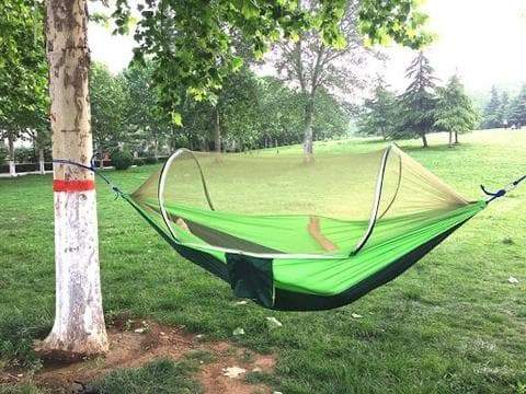 Outdoor Camping Hammock | Integrated Bug Net | Portable and Lightweight
