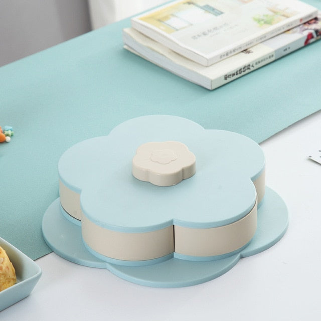 Petal Shaped Snack Box | Rotating Snack Compartments