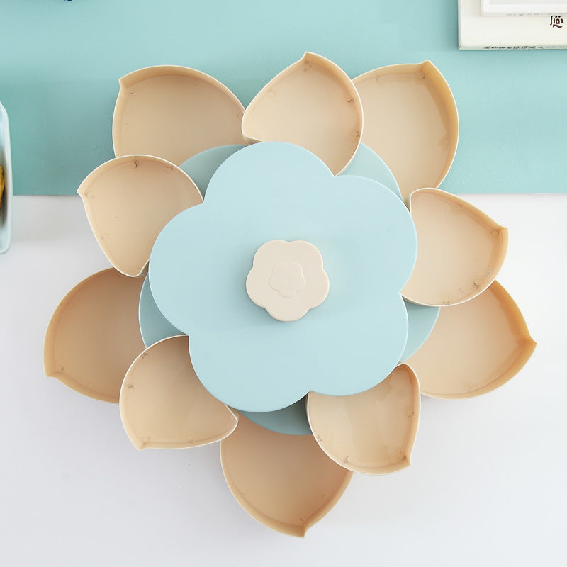 Petal Shaped Snack Box | Rotating Snack Compartments
