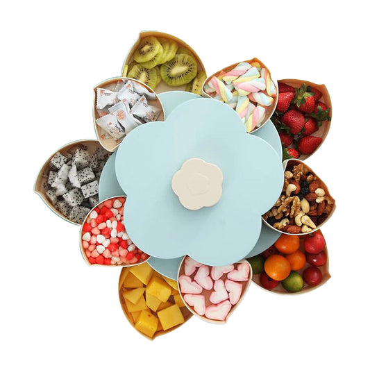 Petal Shaped Snack Box | Rotating Snack Compartments