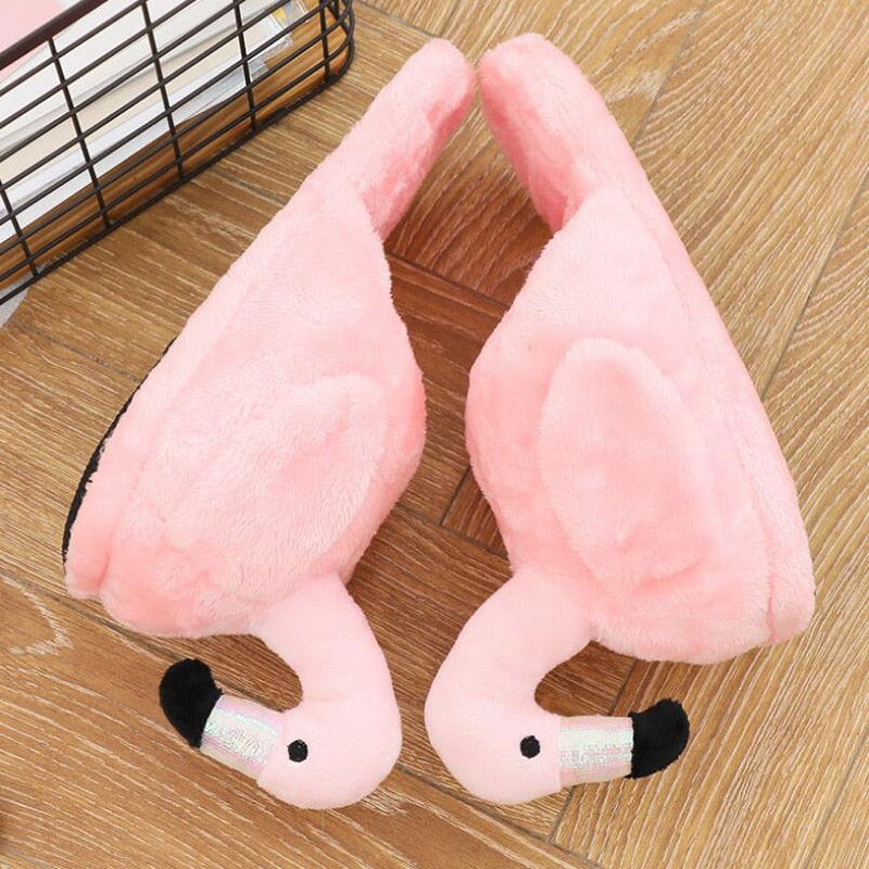 Plush Flamingo Slippers | Cozy | Fun | and Adorable Indoor Footwear