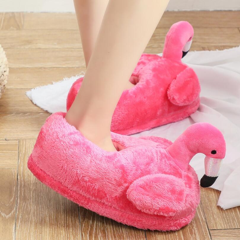 Plush Flamingo Slippers | Cozy | Fun | and Adorable Indoor Footwear