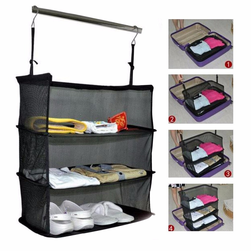 Portable Hanging Organizer | Travel Storage and Closet Organization Solution