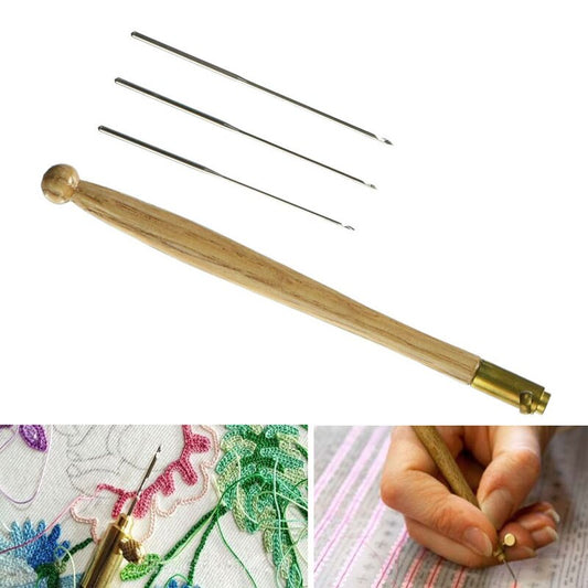 Premium Handmade Embroidery Tool | Professional Precision Needlework Set