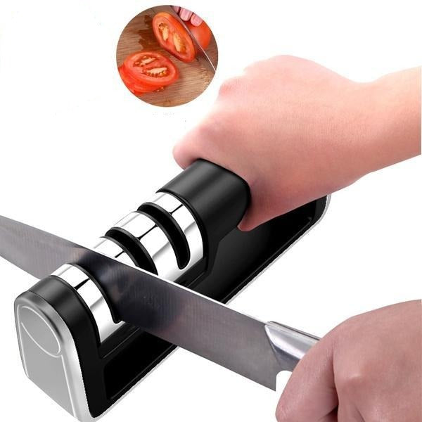 Premium Knife Sharpener | 3-Stage Razor-Sharp Precision